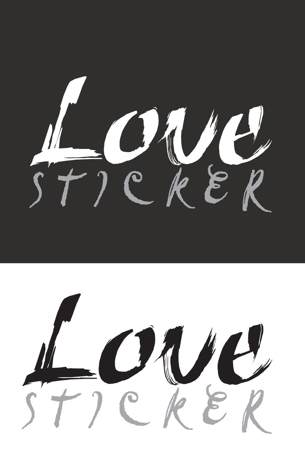 Logo Design by jameskatholine for LoveSticker Wall Art & Decals | Design #13174329