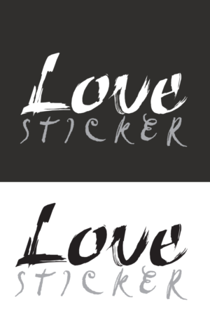 Logo Design by jameskatholine for LoveSticker Wall Art & Decals | Design: #13174329