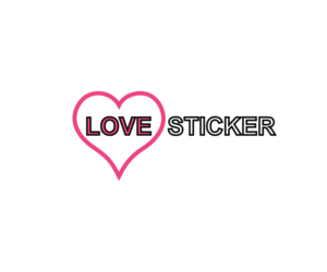 Logo Design by asman for LoveSticker Wall Art & Decals | Design: #13179965