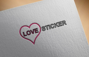 Logo Design by asman for LoveSticker Wall Art & Decals | Design: #13179966