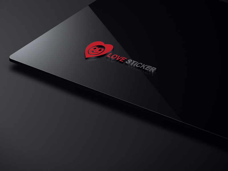 Logo Design by logout babu for LoveSticker Wall Art & Decals | Design #13182151