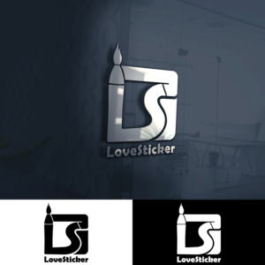 Diseño de Logo por melvz03designer para LoveSticker Wall Art & Decals | Diseño: #13190300