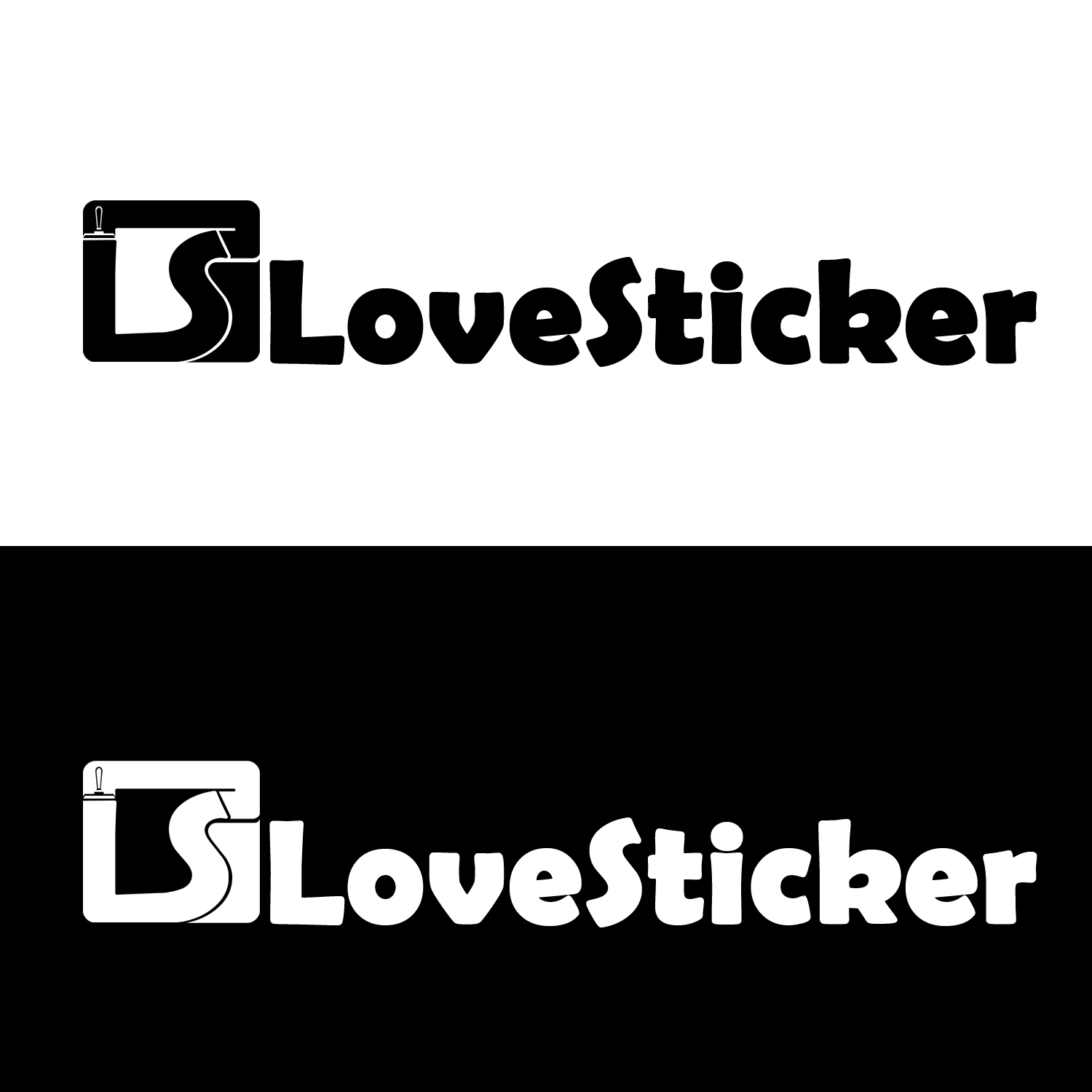 Logo Design by melvz03designer for LoveSticker Wall Art & Decals | Design #13241525