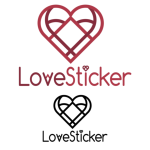 Logo Design by Daniela Abril for LoveSticker Wall Art & Decals | Design #13186508