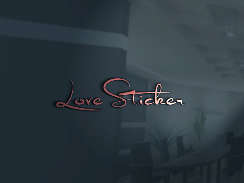 Logo Design by Jon cristian for LoveSticker Wall Art & Decals | Design #13179898