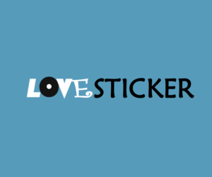 Logo Design by ConspiringArt for LoveSticker Wall Art & Decals | Design: #13173960