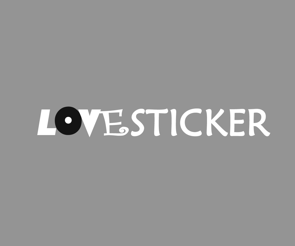 Logo Design by ConspiringArt for LoveSticker Wall Art & Decals | Design #13173965