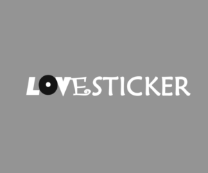 Logo Design by ConspiringArt for LoveSticker Wall Art & Decals | Design: #13173965