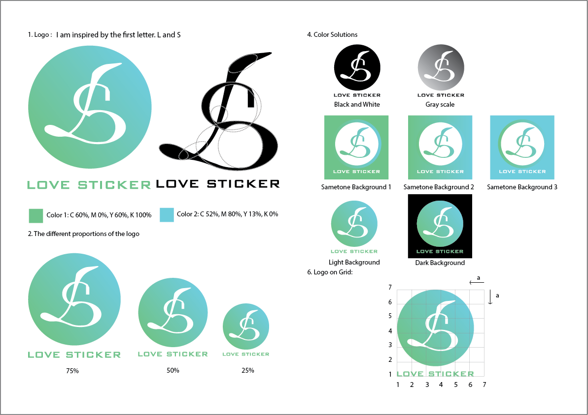 Logo Design by Truc Doan for LoveSticker Wall Art & Decals | Design #13236354