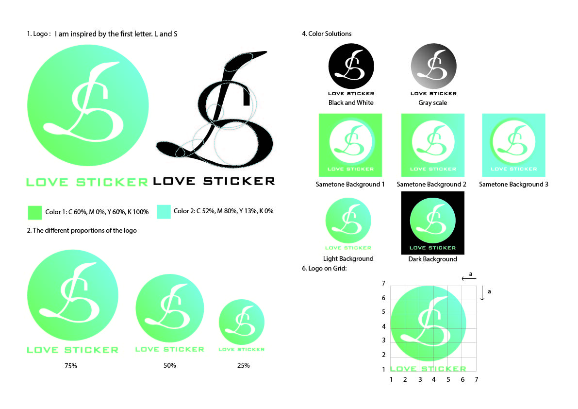 Logo Design by Truc Doan for LoveSticker Wall Art & Decals | Design #13236355