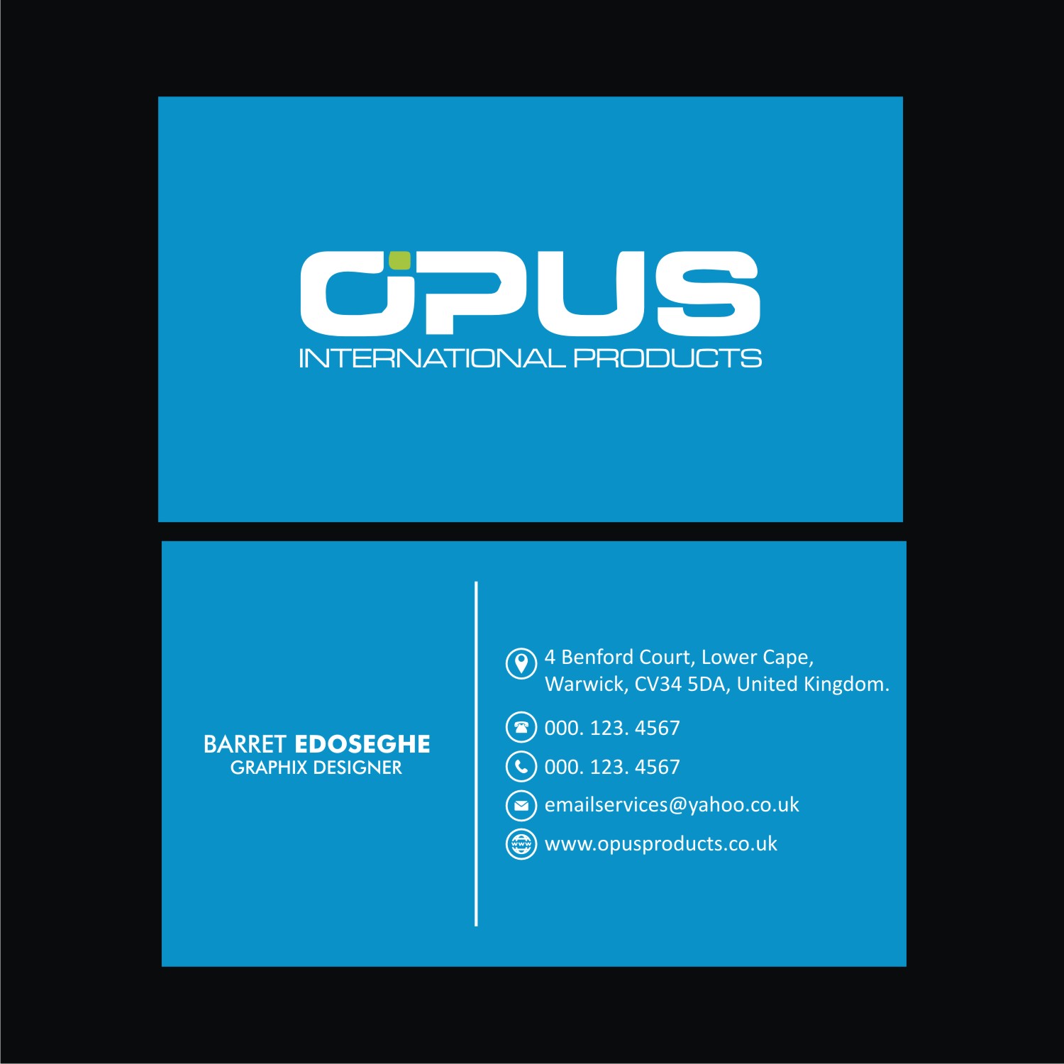 Business Card Design by Barretex for this project | Design #13262841