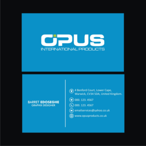 Business Card Design by Barretex for this project | Design: #13262841