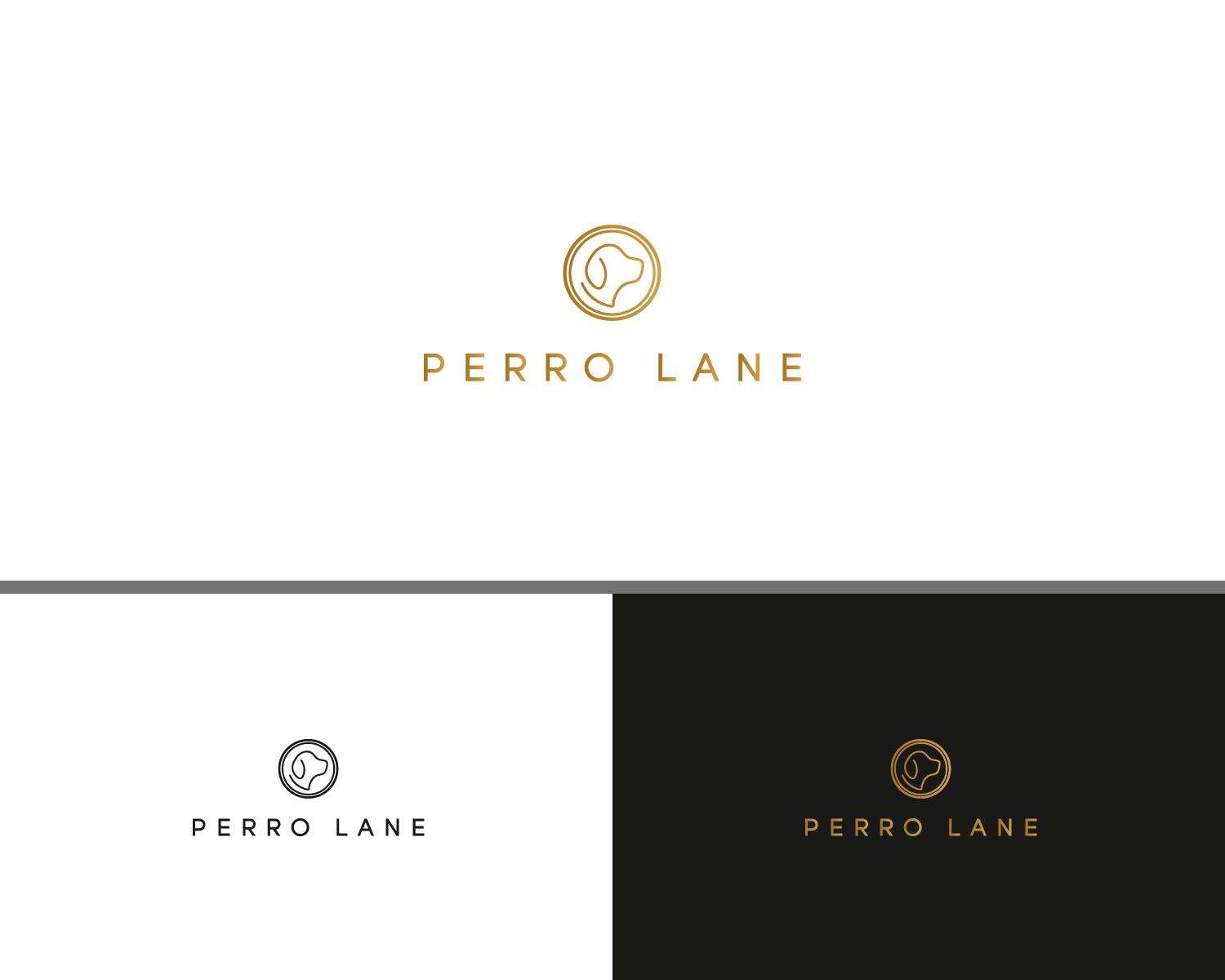 Logo Design by AlexMorisseau for Perro Lane | Design #13172440