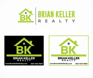 BK       BRIAN KELLER REALTY  | Logo Design by B8