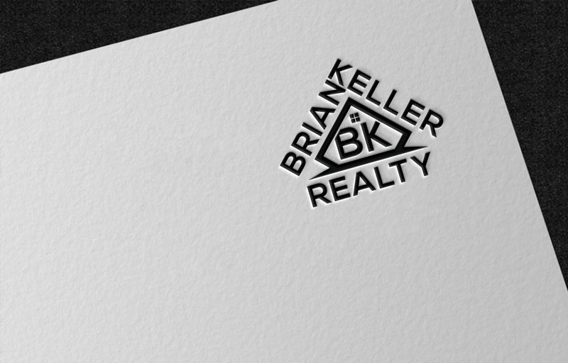 Bold, Serious, Real Estate Logo Design for BK BRIAN KELLER REALTY by