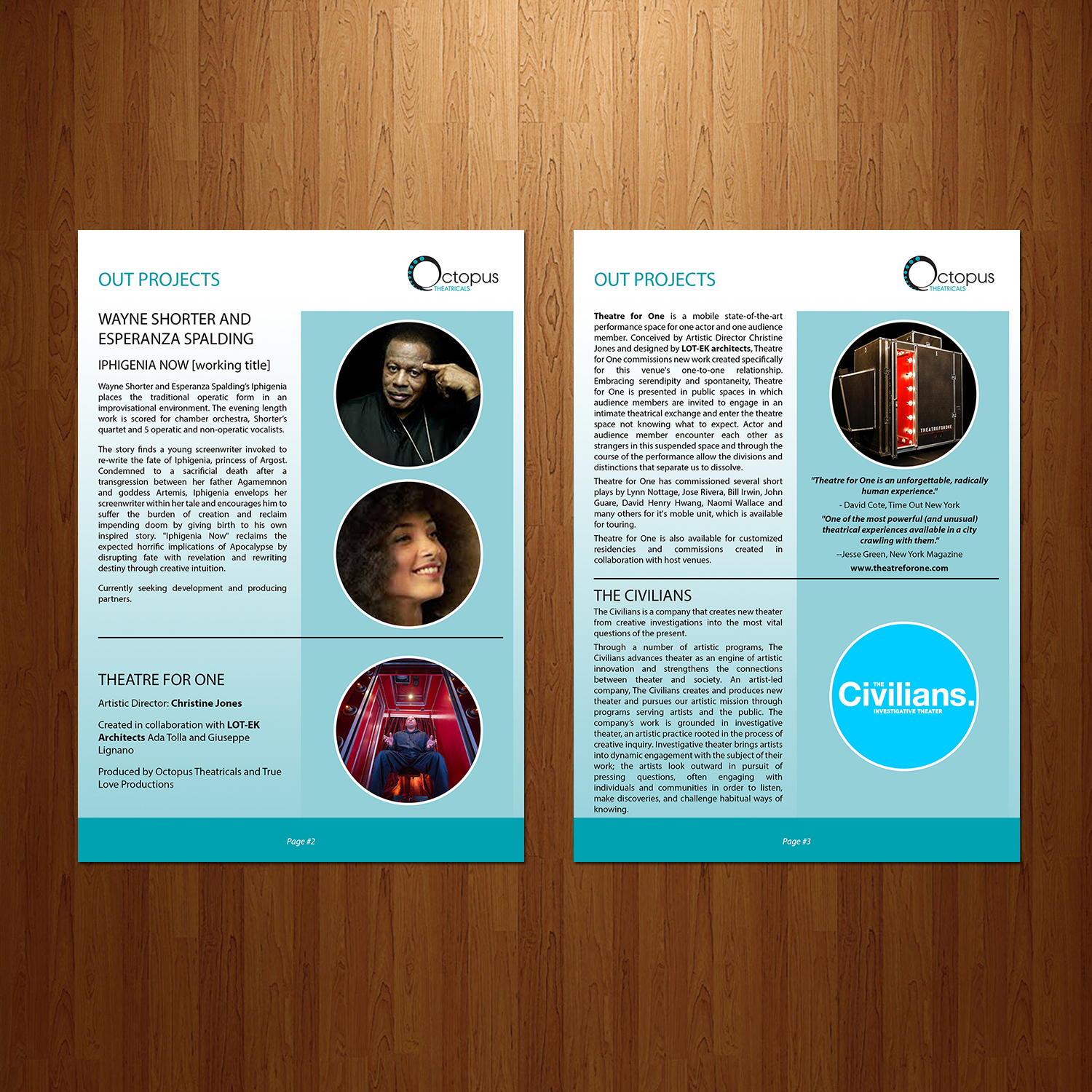 Flyer Design by VEGA-Designs for Octopus Theatricals | Design #13177633