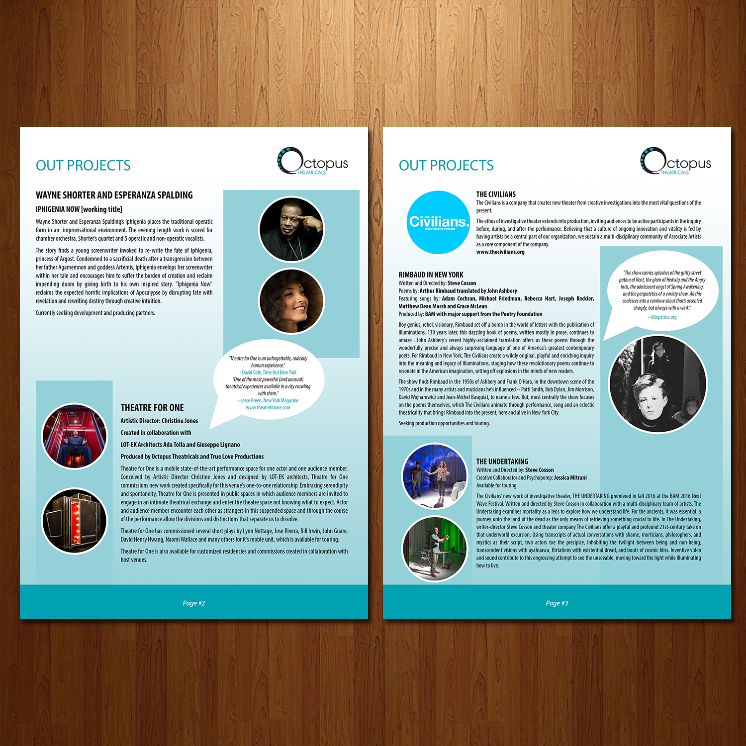 Flyer Design by VEGA-Designs for Octopus Theatricals | Design #13197630