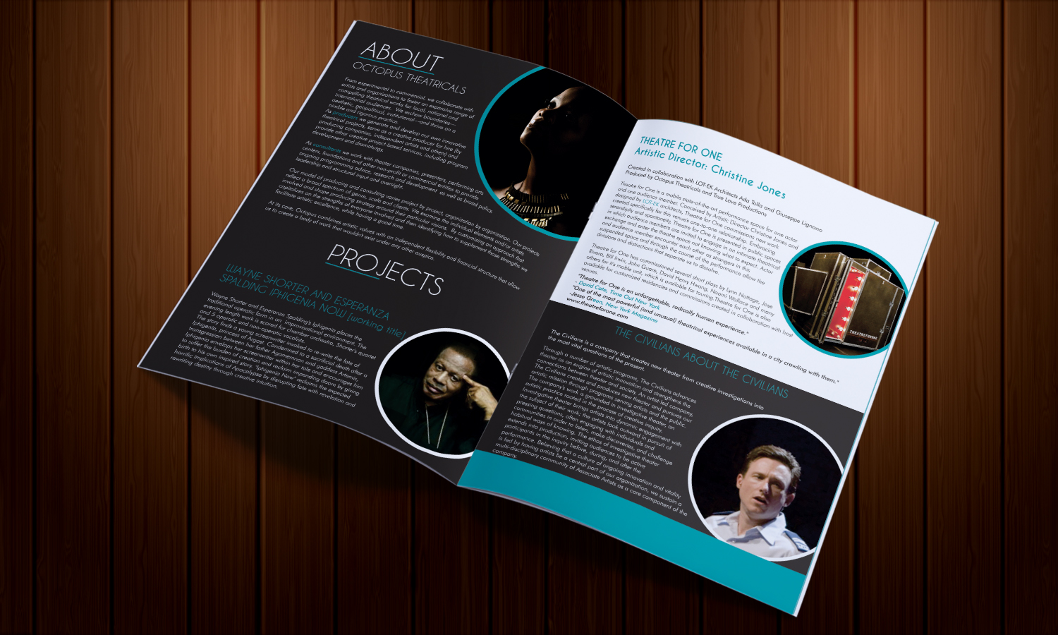 Diseño de Flyer por creativeavoy para Octopus Theatricals | Diseño #13186062