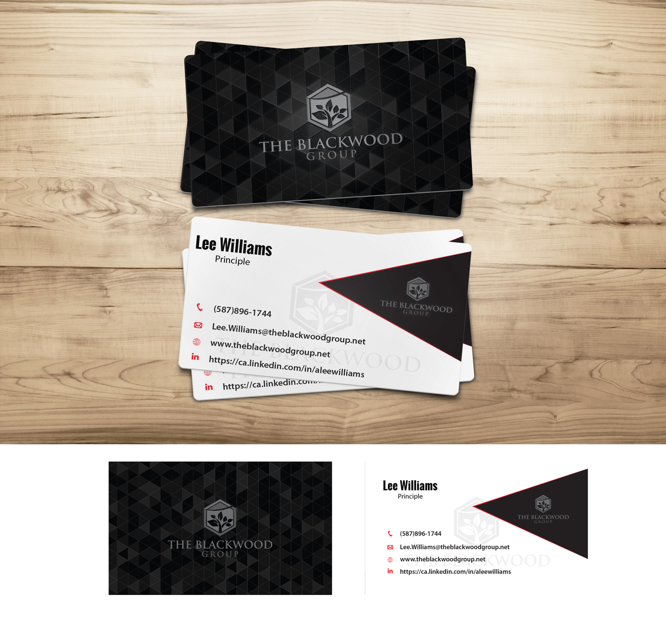 Business Card Design by Impressive Solutions for The Blackwood Group | Design #13191502
