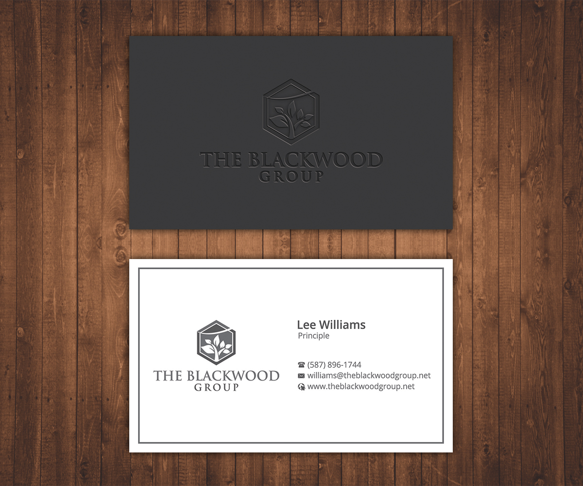 Visitenkarten-Design von Stylez Designz für The Blackwood Group | Design #13247513