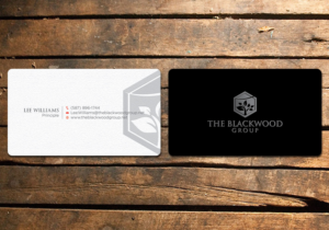 Visitenkarten-Design von Verified artistry (Design garden) für The Blackwood Group | Design: #13211068