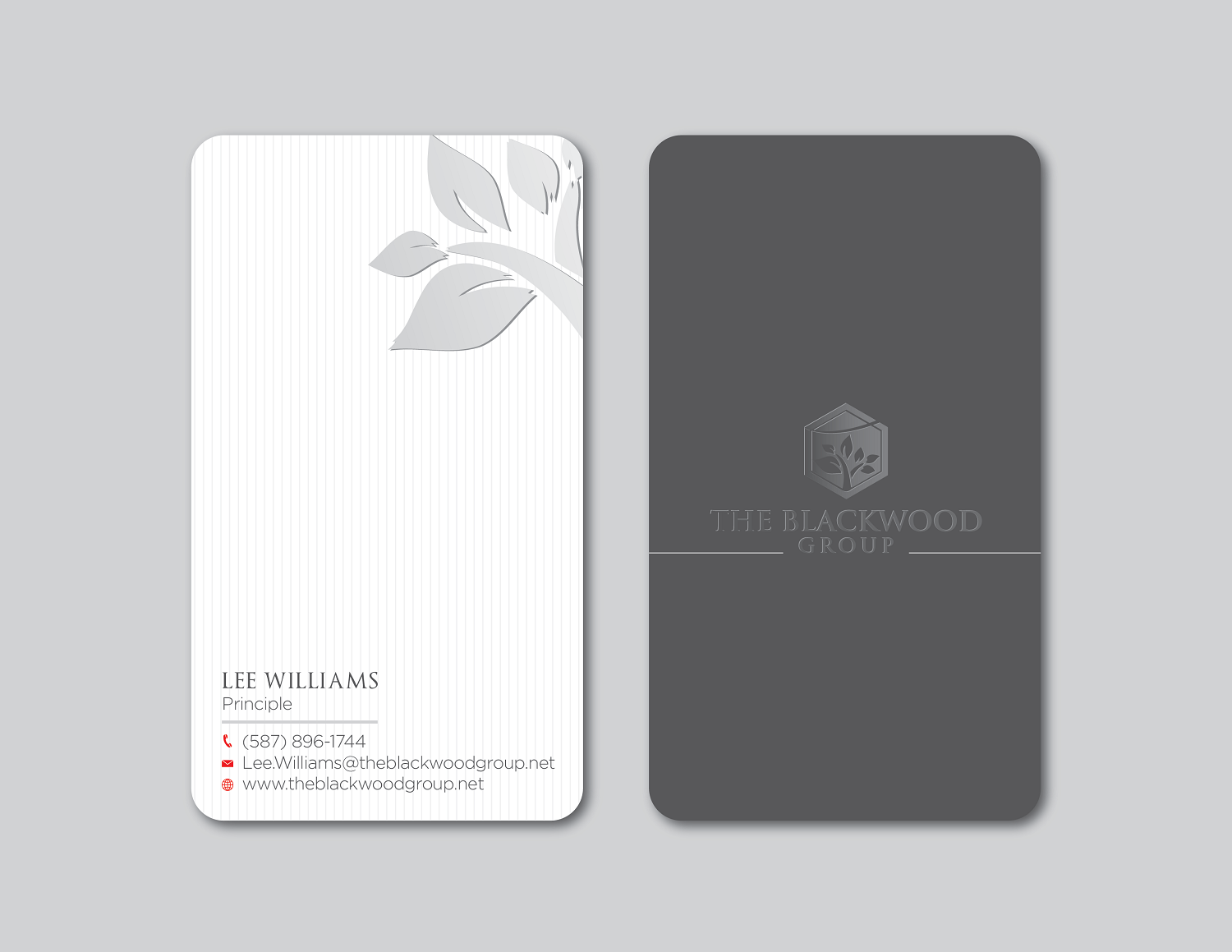Visitenkarten-Design von Verified artistry (Design garden) für The Blackwood Group | Design #13223951