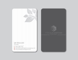 Diseño de Tarjeta de Presentación por Verified artistry (Design garden) para The Blackwood Group | Diseño: #13223951