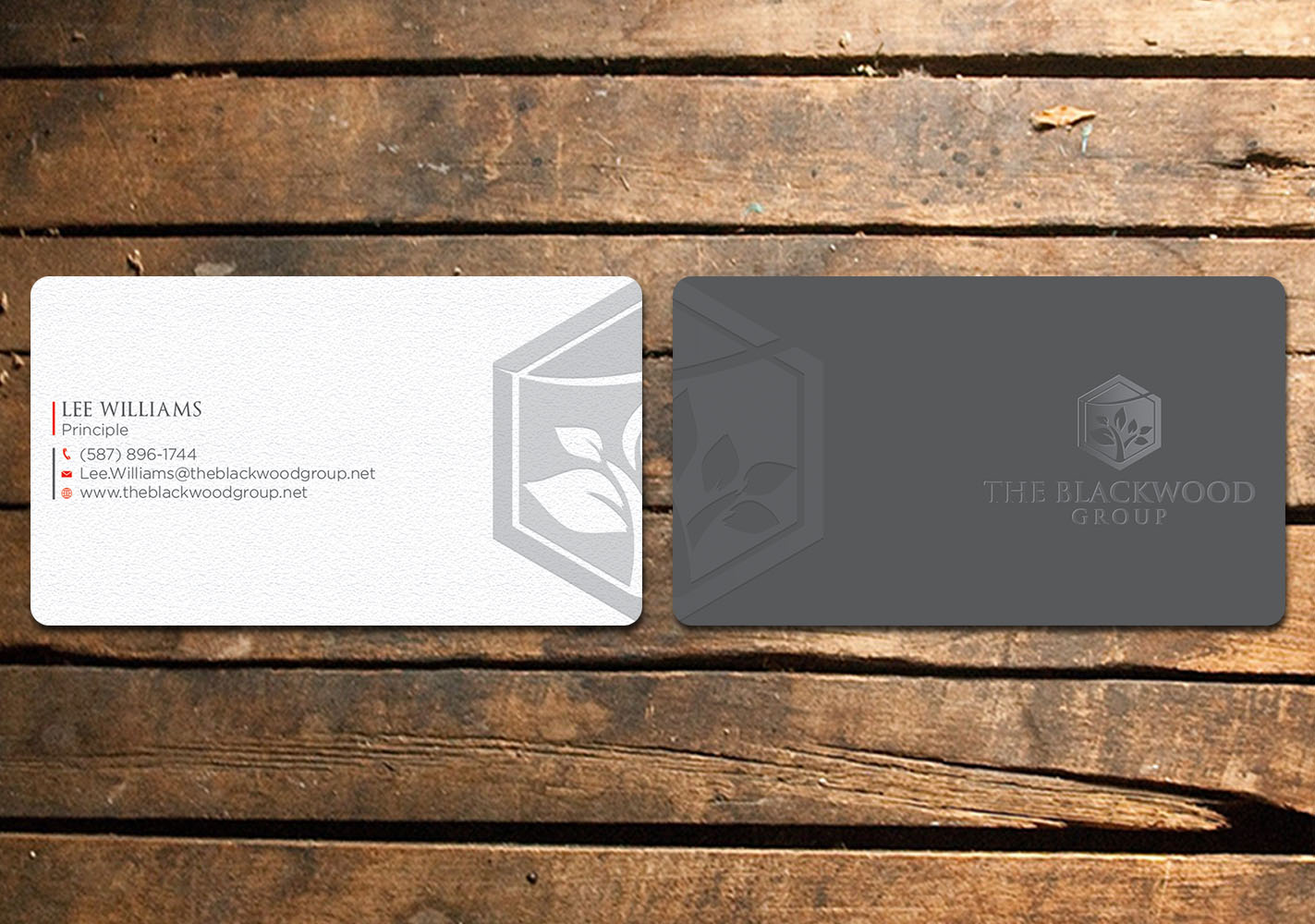 Visitenkarten-Design von Verified artistry (Design garden) für The Blackwood Group | Design #13223962