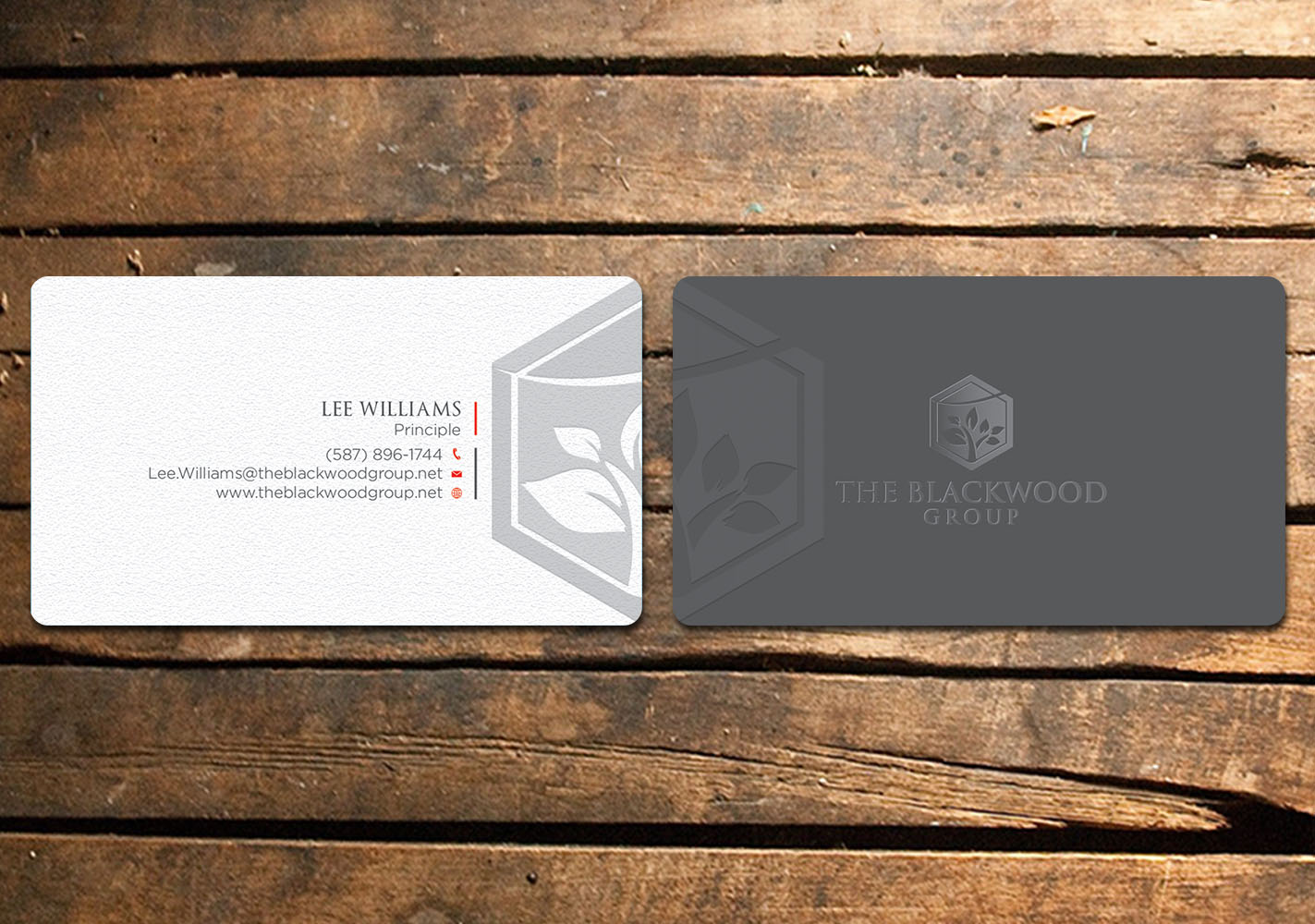 Business Card Design by Verified artistry (Design garden) for The Blackwood Group | Design #13223964