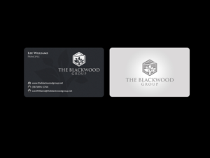 Diseño de Tarjeta de Presentación por Creations Box 2015 para The Blackwood Group | Diseño: #13222278