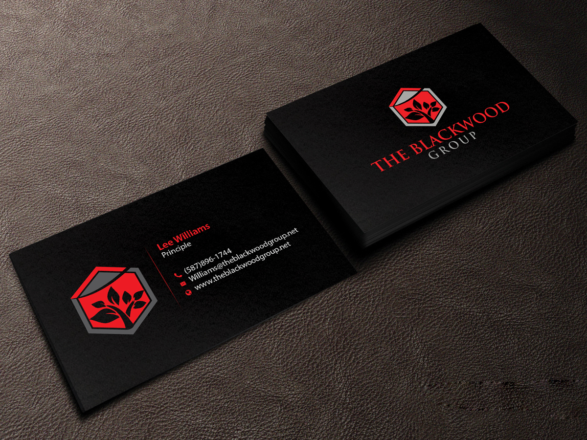 Business Card Design by Creations Box 2015 for The Blackwood Group | Design #13222299
