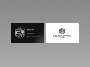 Diseño de Tarjeta de Presentación por Creations Box 2015 para The Blackwood Group | Diseño: #13222301