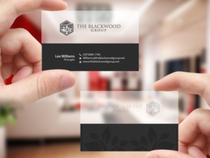 Business Card Design by Creations Box 2015 for The Blackwood Group | Design: #13222305