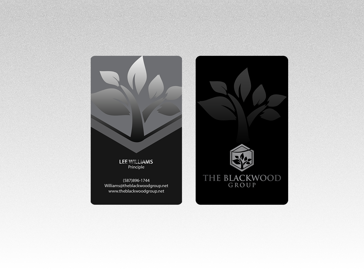 Visitenkarten-Design von Creations Box 2015 für The Blackwood Group | Design #13222306
