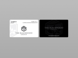 Diseño de Tarjeta de Presentación por Creations Box 2015 para The Blackwood Group | Diseño: #13223759