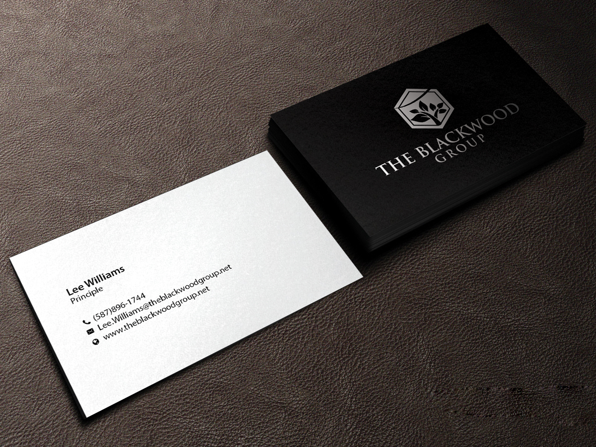 Business Card Design by Creations Box 2015 for The Blackwood Group | Design #13228577
