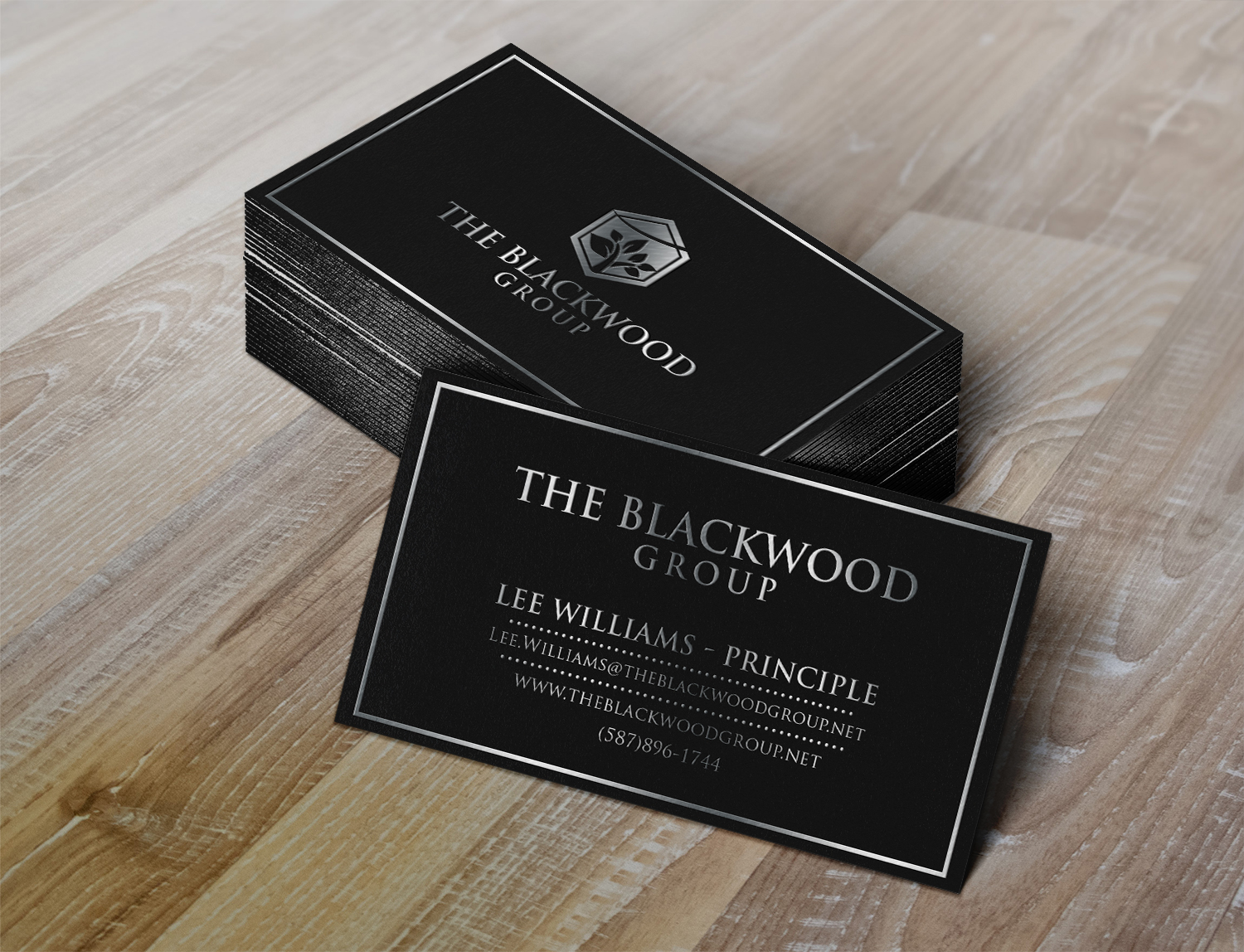 Visitenkarten-Design von phoenixx für The Blackwood Group | Design #13220072