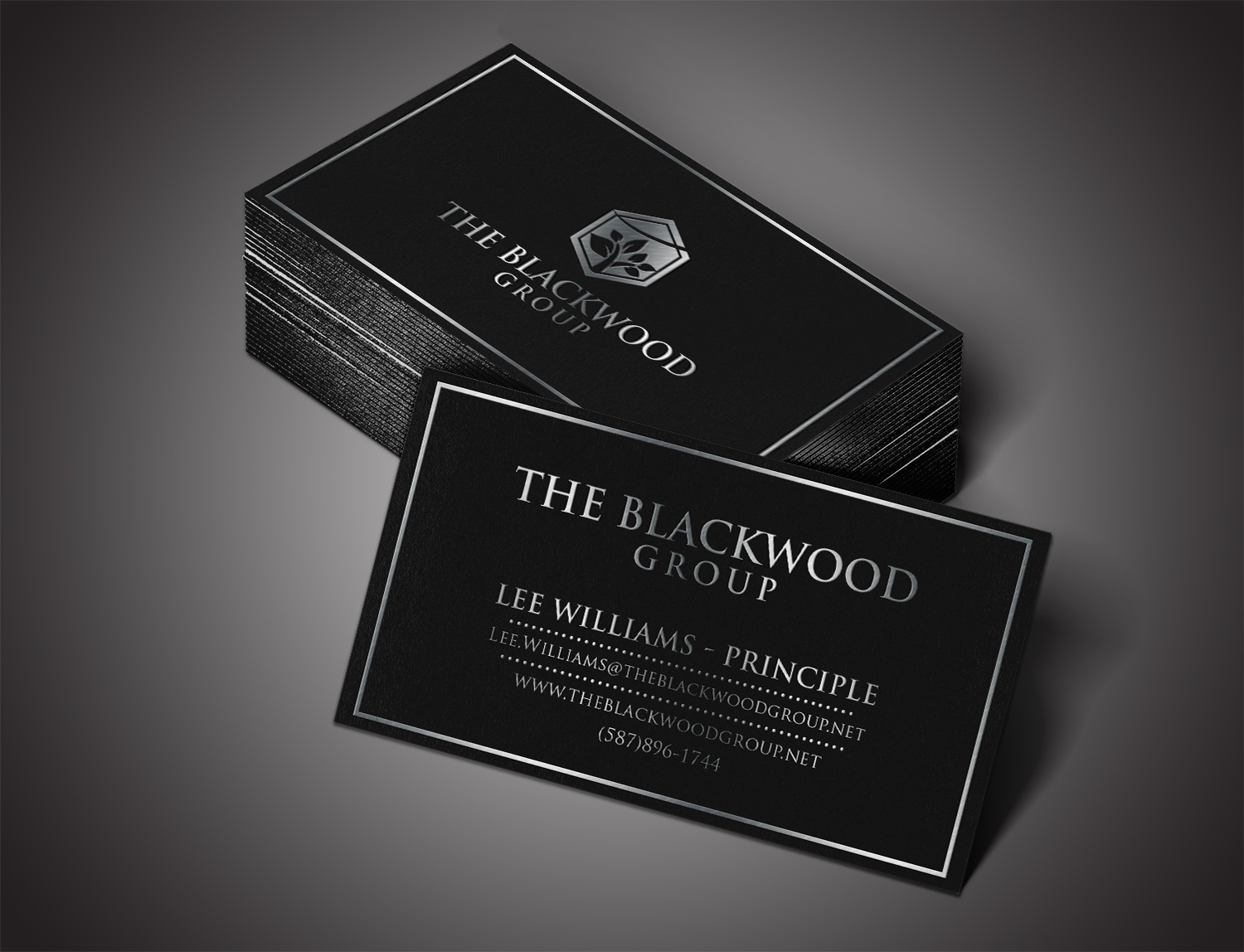 Diseño de Tarjeta de Presentación por phoenixx para The Blackwood Group | Diseño #13220651