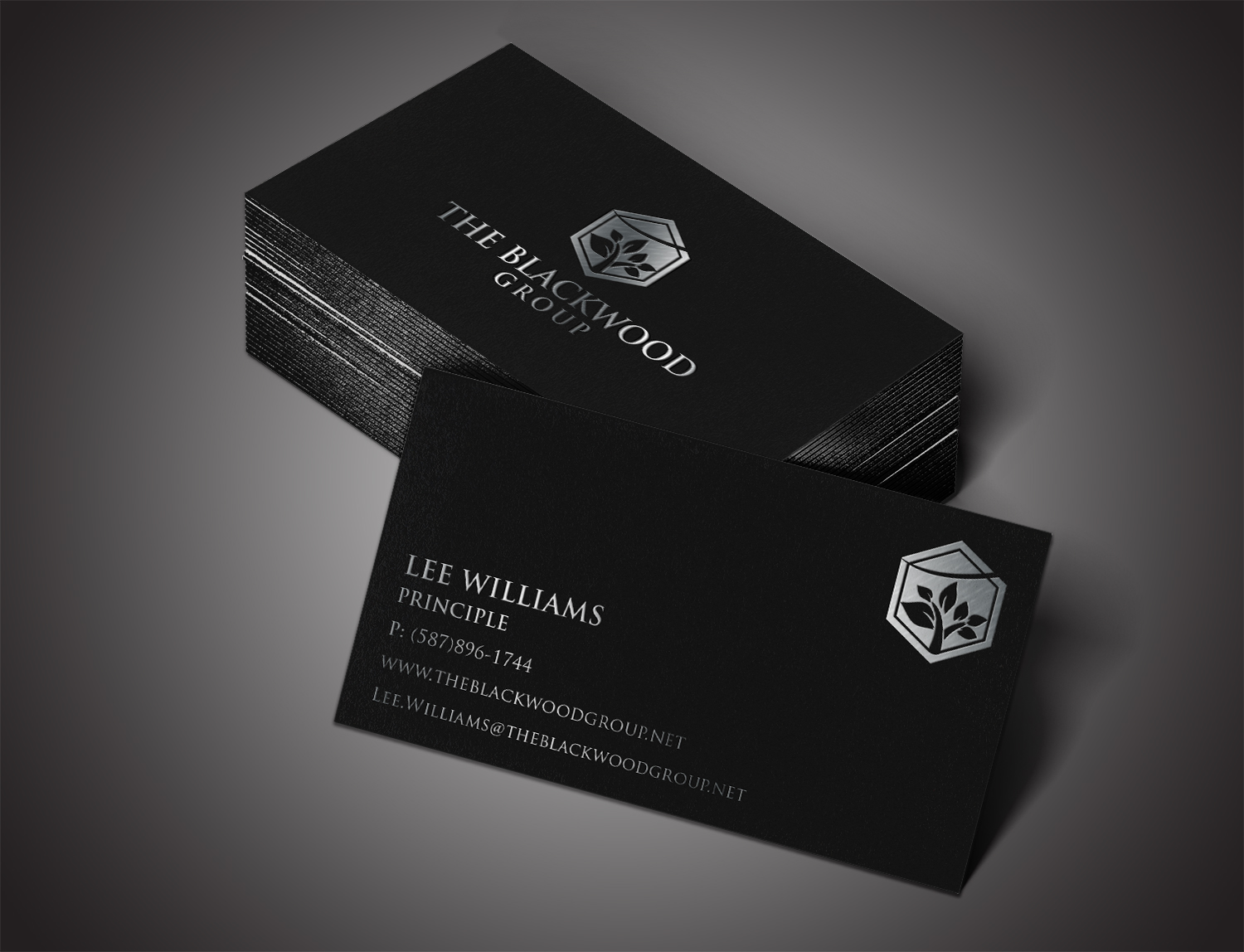 Diseño de Tarjeta de Presentación por phoenixx para The Blackwood Group | Diseño #13220652