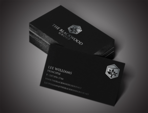 Business Card Design by phoenixx for The Blackwood Group | Design: #13220652