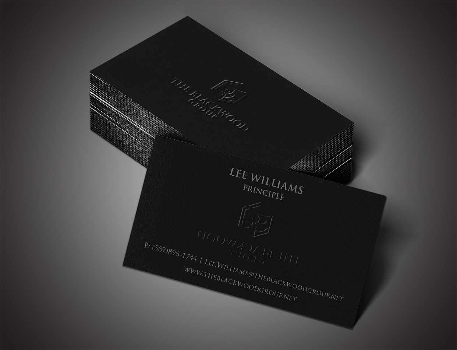 Business Card Design by phoenixx for The Blackwood Group | Design #13221869