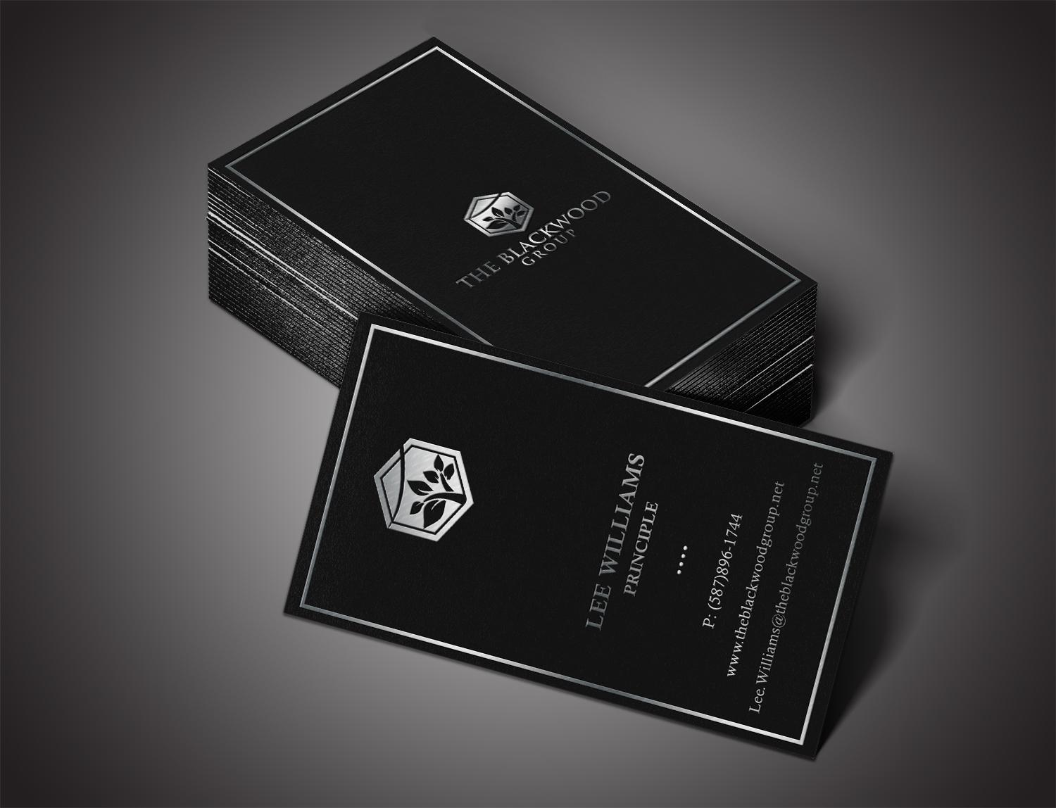 Business Card Design by phoenixx for The Blackwood Group | Design #13221871