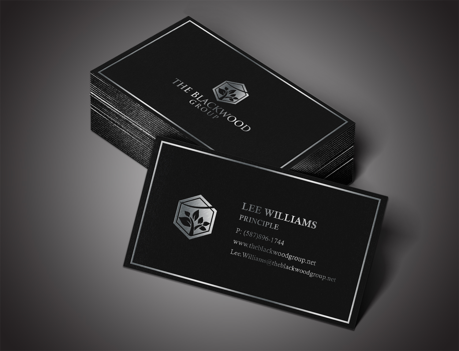 Diseño de Tarjeta de Presentación por phoenixx para The Blackwood Group | Diseño #13221872
