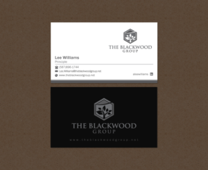 Visitenkarten-Design von Brand aid für The Blackwood Group | Design: #13207263