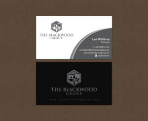 Visitenkarten-Design von Brand aid für The Blackwood Group | Design: #13207265