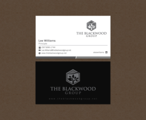Visitenkarten-Design von Brand aid für The Blackwood Group | Design: #13207266