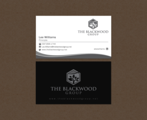 Visitenkarten-Design von Brand aid für The Blackwood Group | Design: #13207305