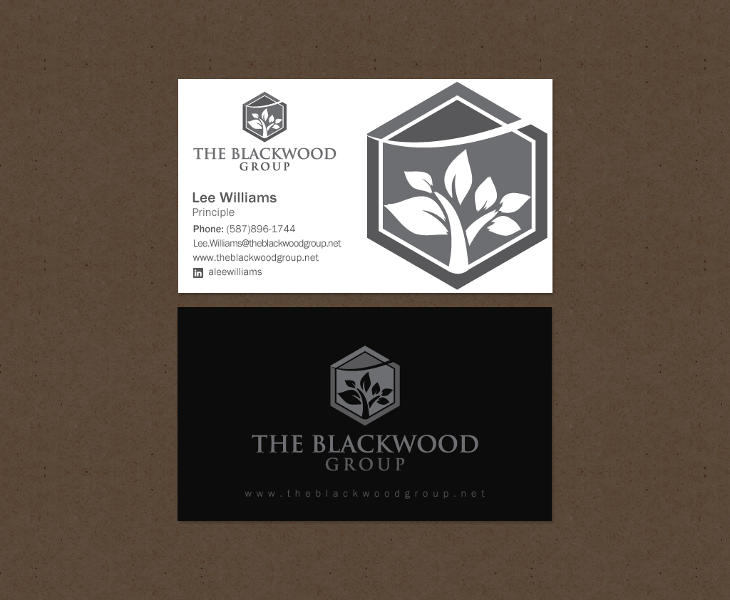 Diseño de Tarjeta de Presentación por Brand aid para The Blackwood Group | Diseño #13207307