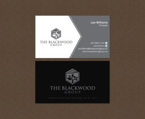 Visitenkarten-Design von Brand aid für The Blackwood Group | Design: #13207324