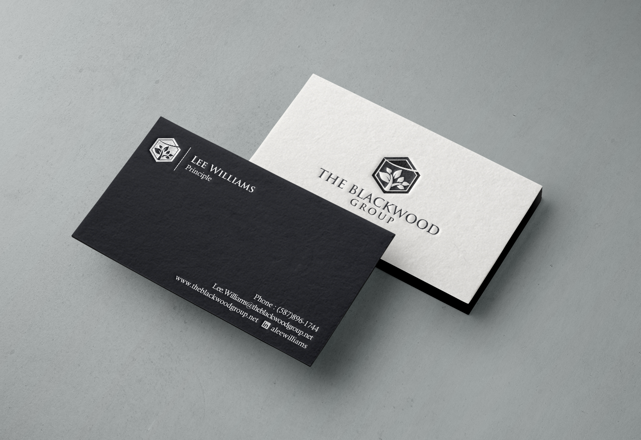 Business Card Design by chandrayaan.creative for The Blackwood Group | Design #13192170